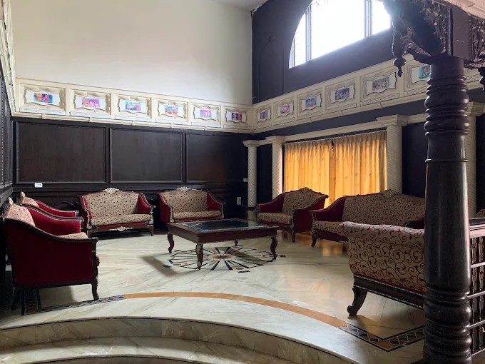 Padmavathy Nilayam hotel entrance and welcoming pathway